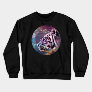 Tiger Nebula Crewneck Sweatshirt